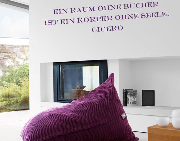 Wandtattoo Zitate