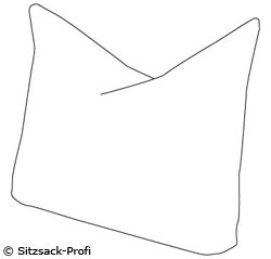 Sitzsack eckig