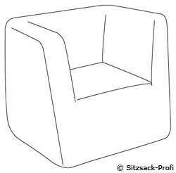 Sessel Sitzsack